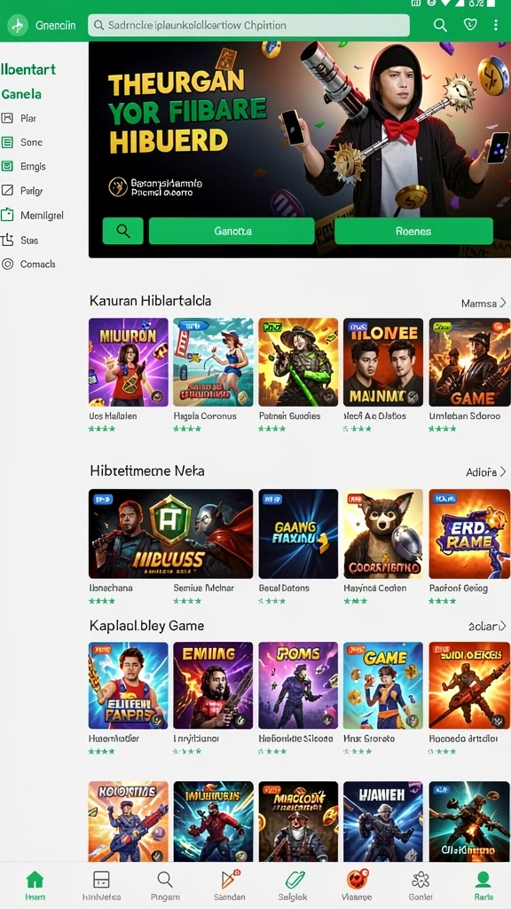 hokigame - Berbagai tantangan menarik menanti Anda.
